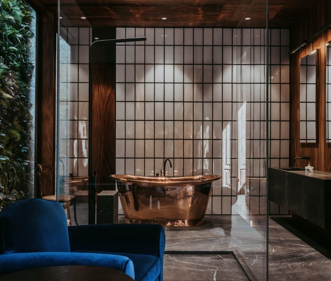 Casa Michelena — tina de cobre